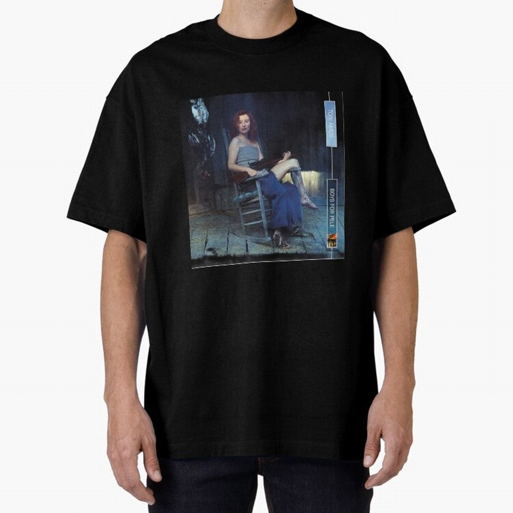 Tori Amos Boys For Pele Album Promo Art Retro Print Oversized T-Shirt Honor Football Greatness during FIFA World Cup 2026 for Fans of Mbappe and Brazil, Bringing Football History, Final Match Energy, Crowd Noise and Once in a Lifetime Moments;