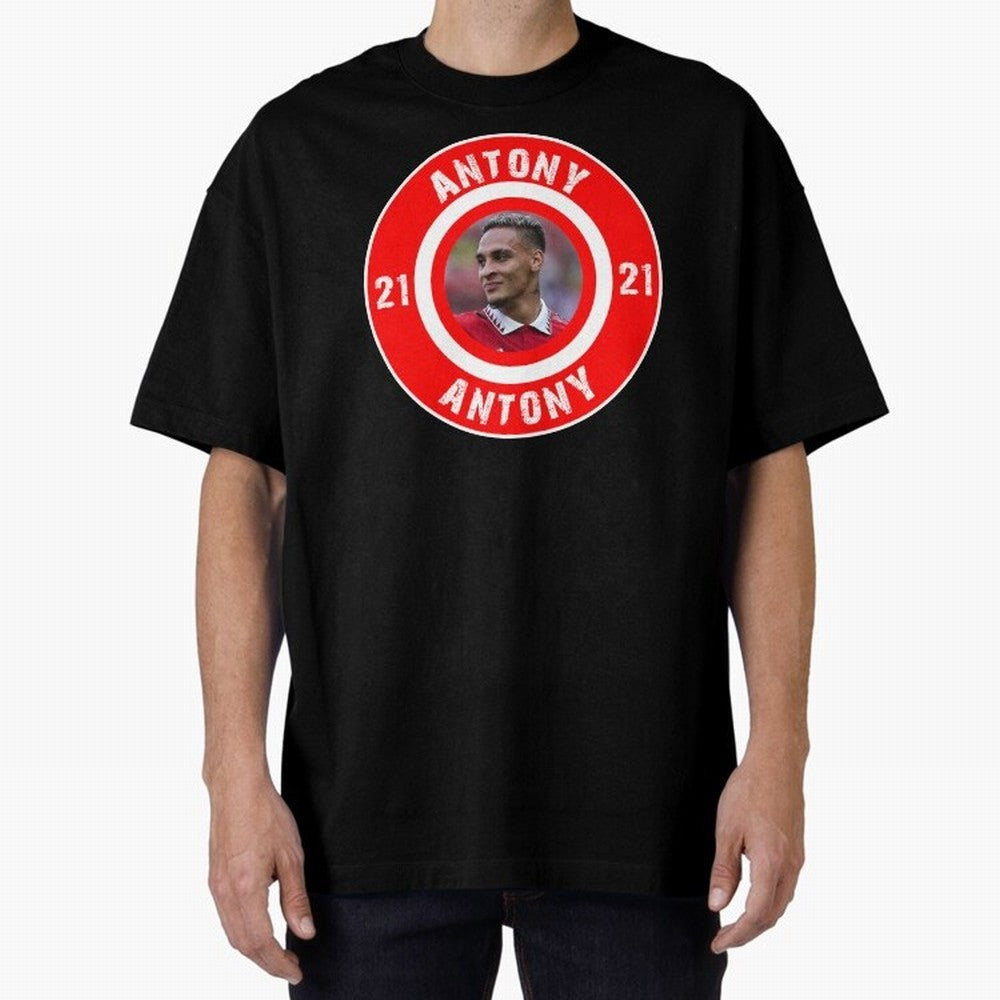 Antony Oversized T-Shirt Back Your Heroes with FIFA World Cup 2026 for Fans of Neymar and Brazil, Portugal and Argentina, Bringing Championship Spirit, Famous Goals, Roaring Crowds and International Football Unity; Ideal for Passionate Fans Who