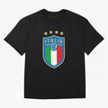 Italy Emblem Oversized T-Shirt Embrace FIFA World Cup 2026 Group Stage for Fans of Neymar and Brazil, Bringing Football Passion, Legendary Performances, Festival Vibes and Supporter Community; Built for Supporters Chasing Trophy Dreams, Final Match