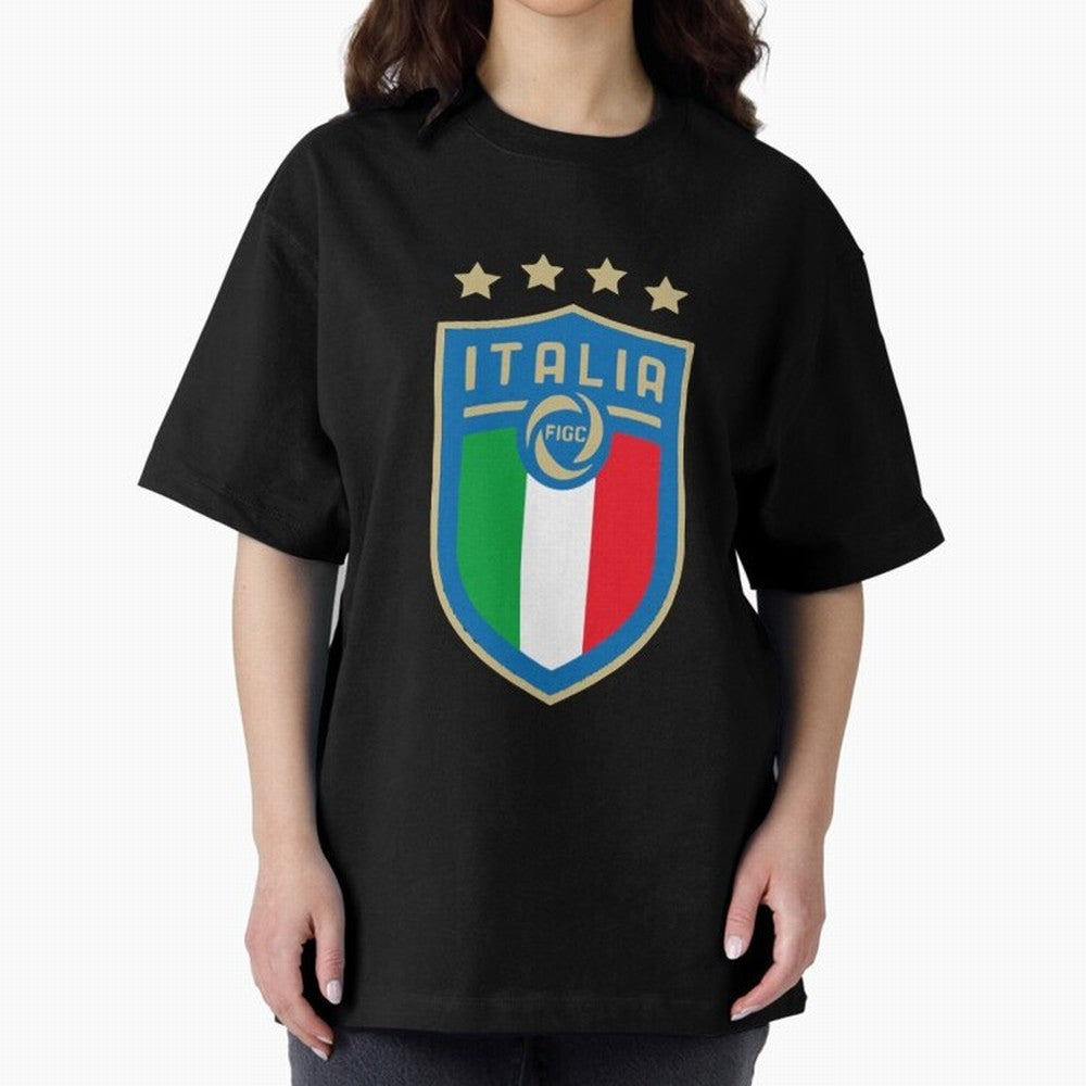 Italy Emblem Oversized T-Shirt Embrace FIFA World Cup 2026 Group Stage for Fans of Neymar and Brazil, Bringing Football Passion, Legendary Performances, Festival Vibes and Supporter Community; Built for Supporters Chasing Trophy Dreams, Final Match