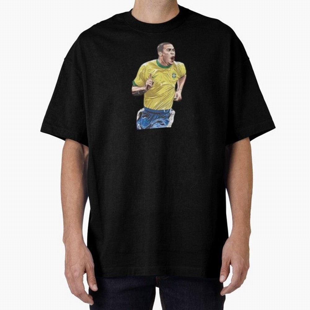 Ronaldo Oversized T-Shirt Feel International Energy from Match Day Hype around FIFA World Cup 2026 Group Stage, Messi, Neymar and Mbappe, Argentina, France and Brazil, Football Passion, Legendary Performances, Festival Vibes and Supporter
