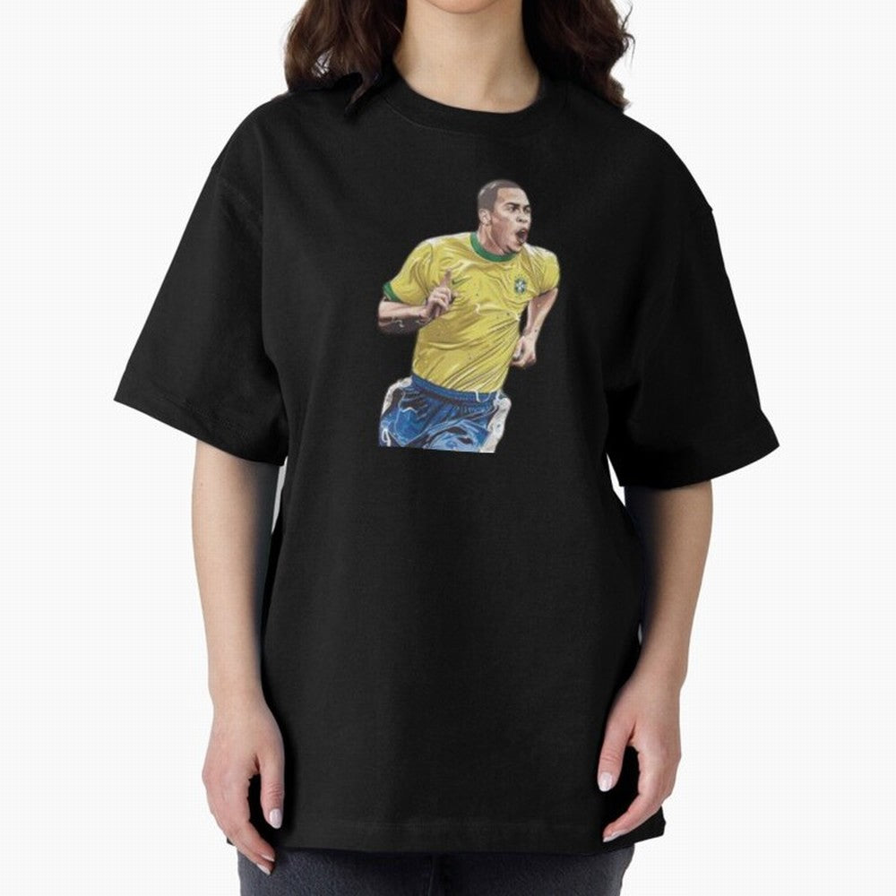 Ronaldo Oversized T-Shirt Feel International Energy from Match Day Hype around FIFA World Cup 2026 Group Stage, Messi, Neymar and Mbappe, Argentina, France and Brazil, Football Passion, Legendary Performances, Festival Vibes and Supporter