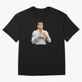 Gareth Bale Love Sign Celebration Oversized T-Shirt Celebrate the Biggest Stage of Global Football Passion for FIFA World Cup 2026 Group Stage, Centered on CR7 and Messi, Portugal, Soccer Culture, Superstar Moments, National Team Dreams and