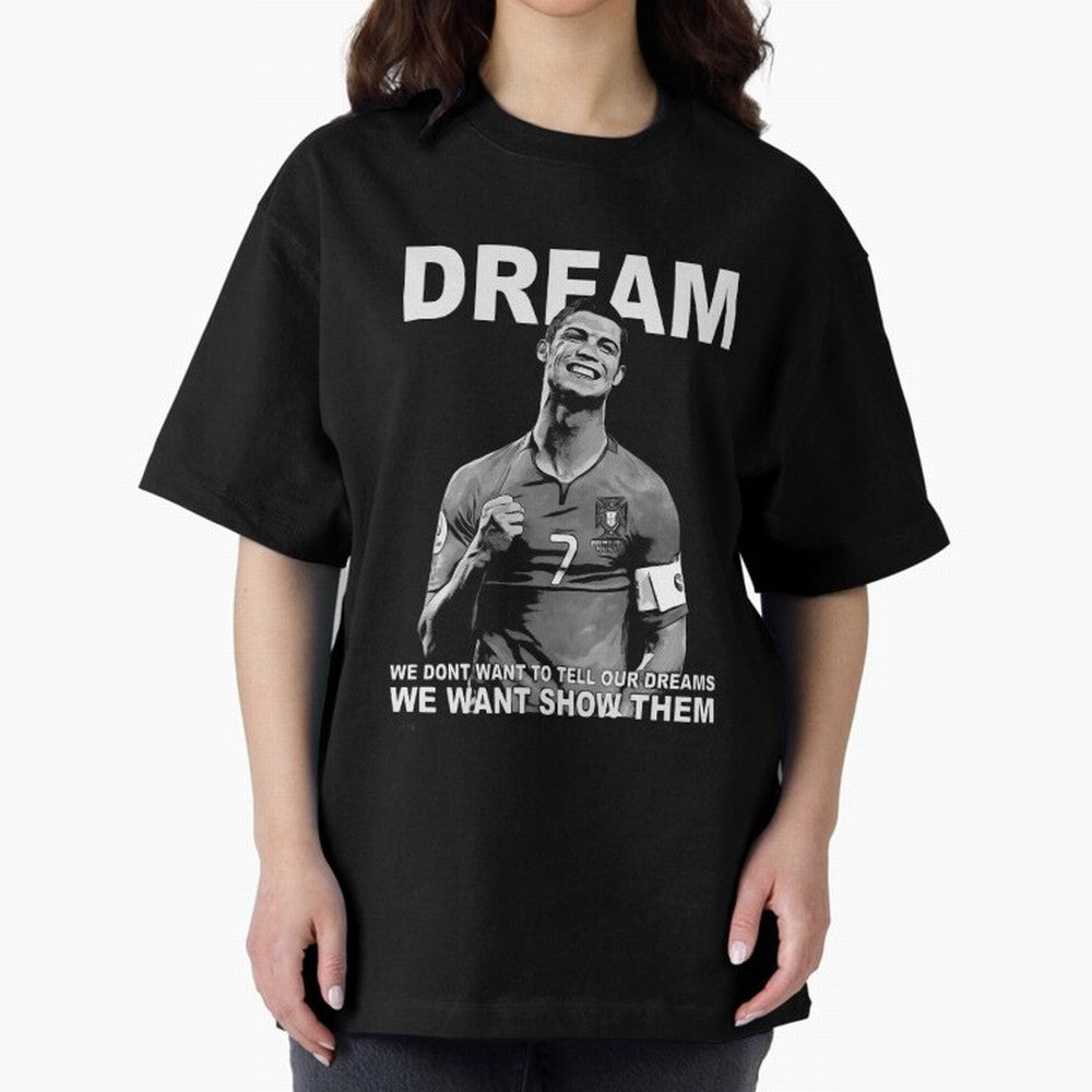christiano ronaldo Oversized T-Shirt Wear the Spirit of Global Football Passion for FIFA World Cup 2026 Group Stage, Inspired by Haaland, Spain, Supporter Pride, Iconic Celebrations, Legendary Names and Global Match Day Energy; Ideal for Football
