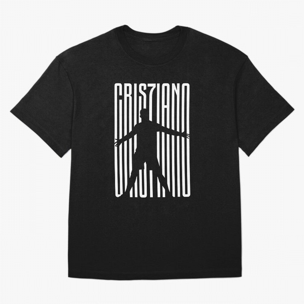 Christiano Ronaldo Icon black Jersey 2023 Oversized T-Shirt Follow the Road to FIFA World Cup 2026 Group Stage Built around Cristiano Ronaldo, Brazil, Portugal and Argentina Energy, Champion Mindset, Group Stage Buzz, Knockout Tension and