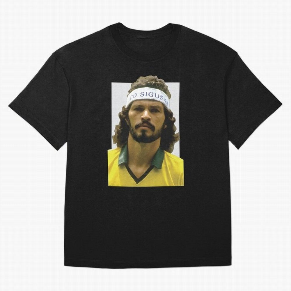 Scrates Football legend Oversized T-Shirt Celebrate the Biggest Stage of Match Day Hype around FIFA World Cup 2026 Group Stage, Messi, Neymar and Mbappe, Spain and Netherlands, Football Festival Excitement, Trophy Ambitions, Country Rivalries and