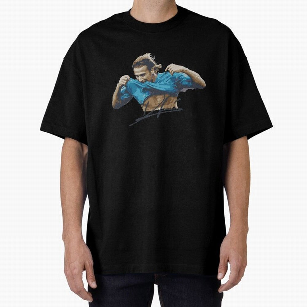 Diego Forlan Football Legends Oversized T-Shirt Stand Proud for FIFA World Cup 2026 for Fans of Neymar and Argentina, Bringing Classic Soccer Heritage, Championship Pressure, Fan Loyalty and International Pride; Ideal for Passionate Fans Who Love