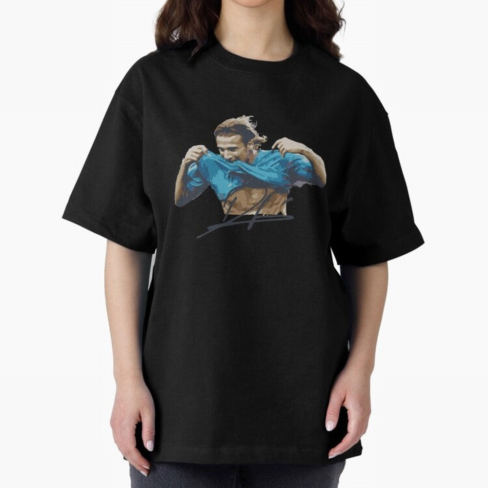 Diego Forlan Football Legends Oversized T-Shirt Stand Proud for FIFA World Cup 2026 for Fans of Neymar and Argentina, Bringing Classic Soccer Heritage, Championship Pressure, Fan Loyalty and International Pride; Ideal for Passionate Fans Who Love