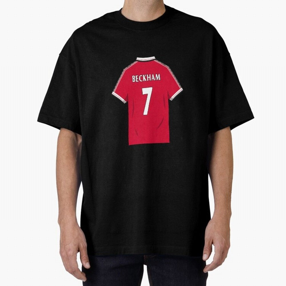 David Beckham 1999 Jersey Oversized T-Shirt Bring Global Football Passion for FIFA World Cup 2026 USA Canada Mexico, Made for Mbappe and Neymar, Argentina, Fan Favorite Moments, National Team Passion, Big Match Drama and Soccer History; Ideal for