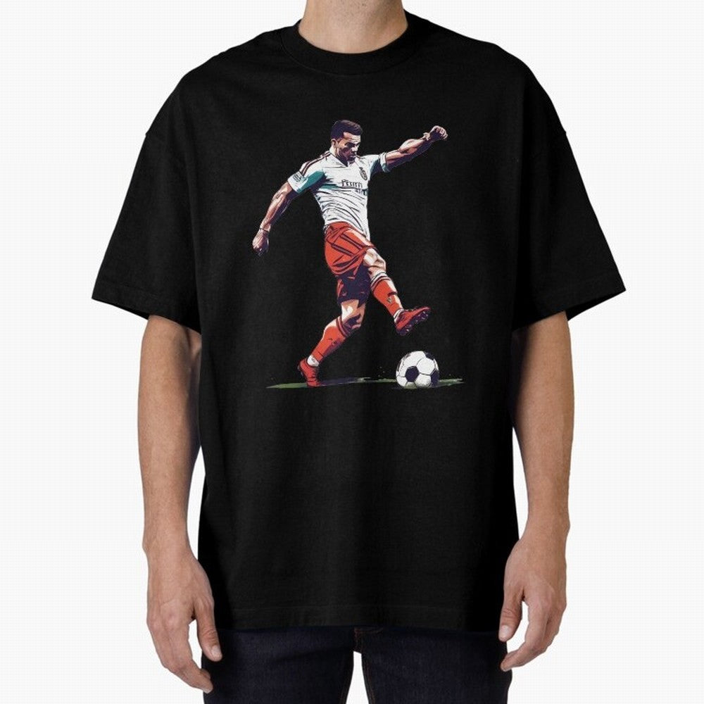England Soccer Oversized T-Shirt Make Game Day About FIFA World Cup 2026 USA Canada Mexico Spirit, Connected to France, Neymar, Championship Spirit, Famous Goals, Roaring Crowds and International Football Unity; Made for Collectors Who Enjoy Iconic