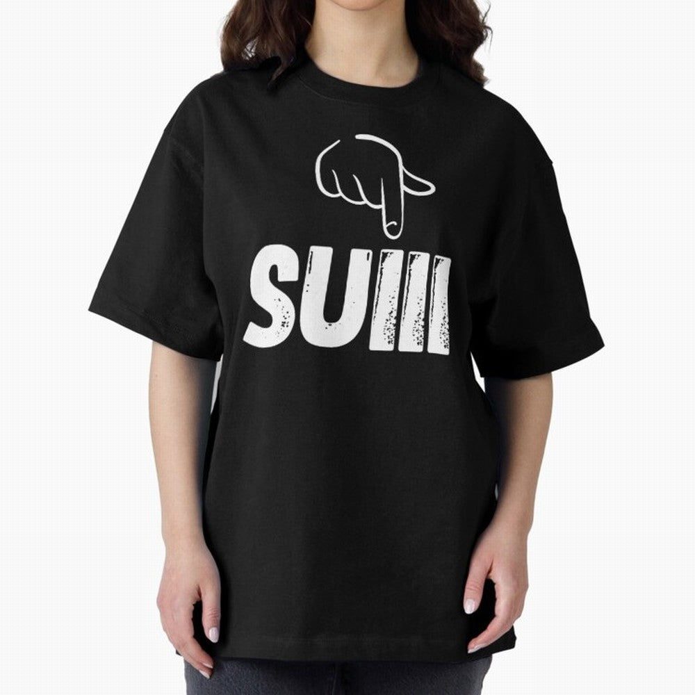 say suiiiii Oversized T-Shirt Follow Match Day Hype around FIFA World Cup 2026, Mbappe, Netherlands, Fan Favorite Moments, National Team Passion, Big Match Drama and Soccer History; Perfect for Supporters Who Want Bold Football Energy, Global Pride