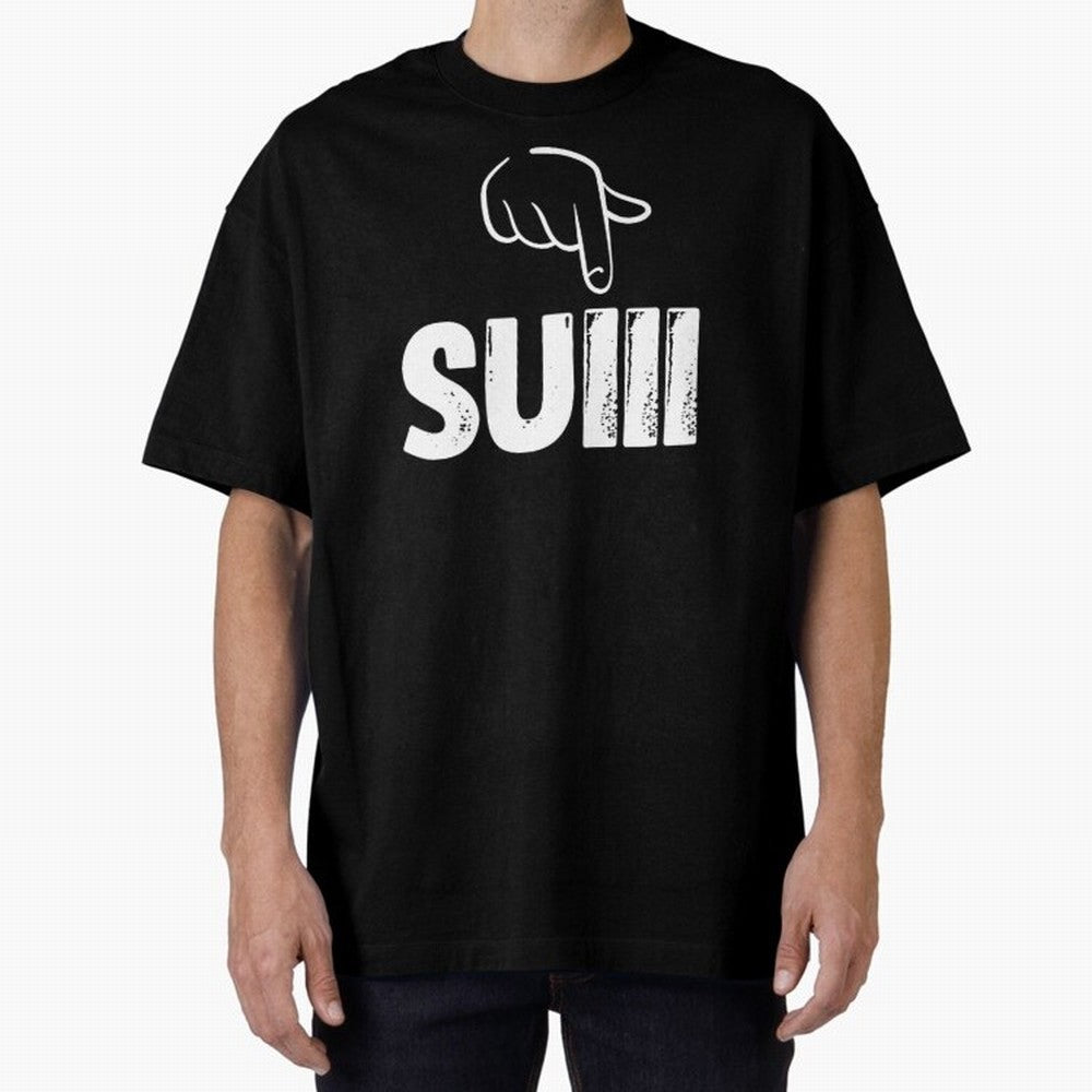 say suiiiii Oversized T-Shirt Follow Match Day Hype around FIFA World Cup 2026, Mbappe, Netherlands, Fan Favorite Moments, National Team Passion, Big Match Drama and Soccer History; Perfect for Supporters Who Want Bold Football Energy, Global Pride