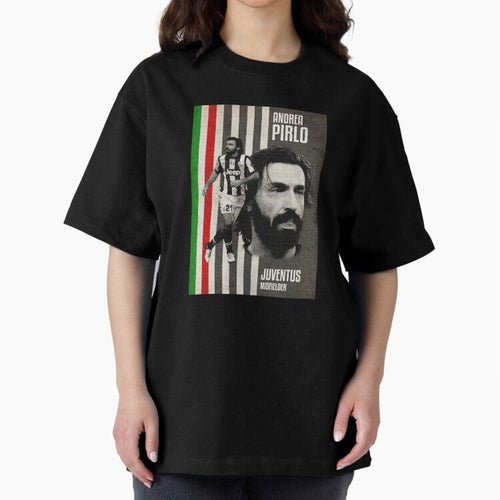 andrea pirlo juventus midfielder Oversized T-Shirt Celebrate Global Passion for the FIFA World Cup 2026 Journey through Messi, CR7 and Mbappe Highlights, England, France and Netherlands Pride, Global Supporter Spirit, Legendary Goals, National