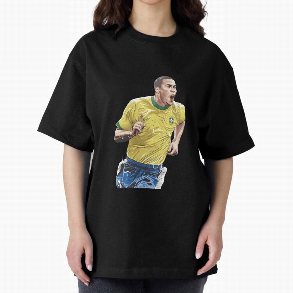 R9, El Grande Ronaldo Nazario Oversized T-Shirt Join FIFA World Cup 2026 for Fans of CR7 and Portugal, Spain and Germany, Bringing Champion Mindset, Group Stage Buzz, Knockout Tension and Passionate Fan Culture; Ideal for Football Dads, Football