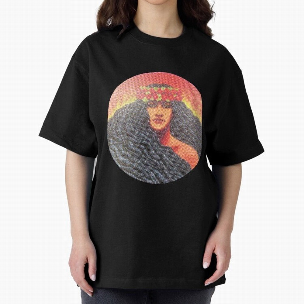 Goddess Pele Hawaii Volcano Oversized T-Shirt Bring a Vintage Feel to FIFA World Cup 2026 USA Canada Mexico Driven by Mbappe and Neymar, Argentina, France and Brazil Energy, Global Supporter Spirit, Legendary Goals, National Colors and Tournament