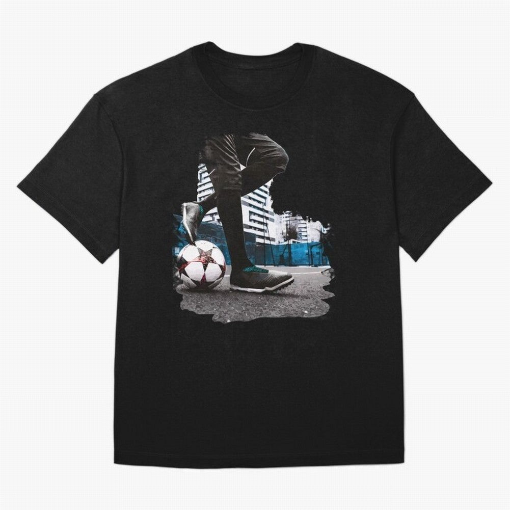 Street Soccer in my Hood Oversized T-Shirt Join Global Football Passion for FIFA World Cup 2026 USA Canada Mexico, Featuring Haaland, Portugal, Spain and Germany, Supporter Pride, Iconic Celebrations, Legendary Names and Global Match Day Energy;