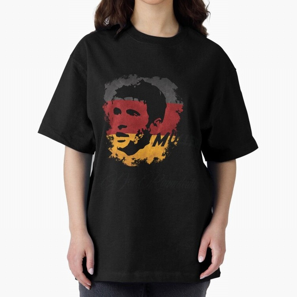 Germany Thomas Muller World Cup 2014 Oversized T-Shirt Experience the Global Stage of FIFA World Cup 2026 for Fans of Messi and Cristiano Ronaldo and England, Bringing Game Day Rituals, Football Legends, Country Pride and the Road to the Final;