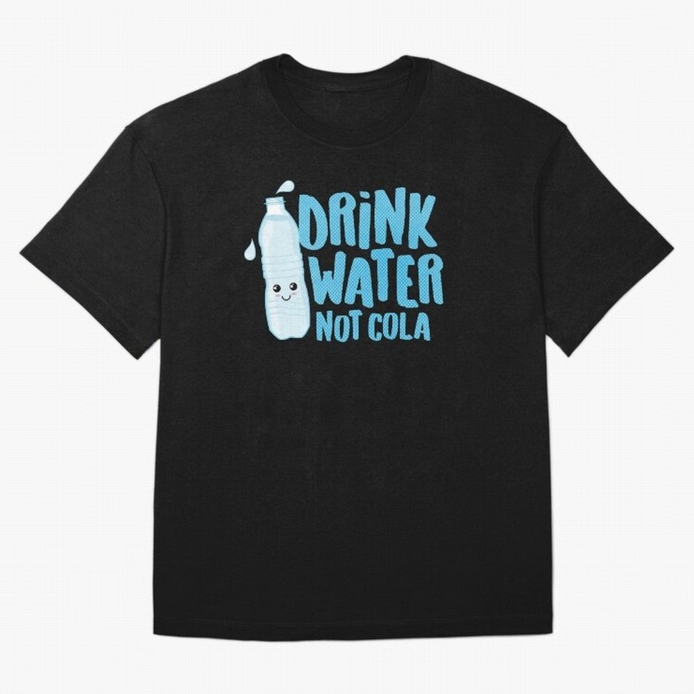 Drink Water Not Cola Kawaii Water Bottle? Oversized T-Shirt Carry National Pride through Global Football Passion for FIFA World Cup 2026, Centered on Cristiano Ronaldo, Haaland and CR7, Spain and Netherlands, Stadium Memories, Football Loyalty,