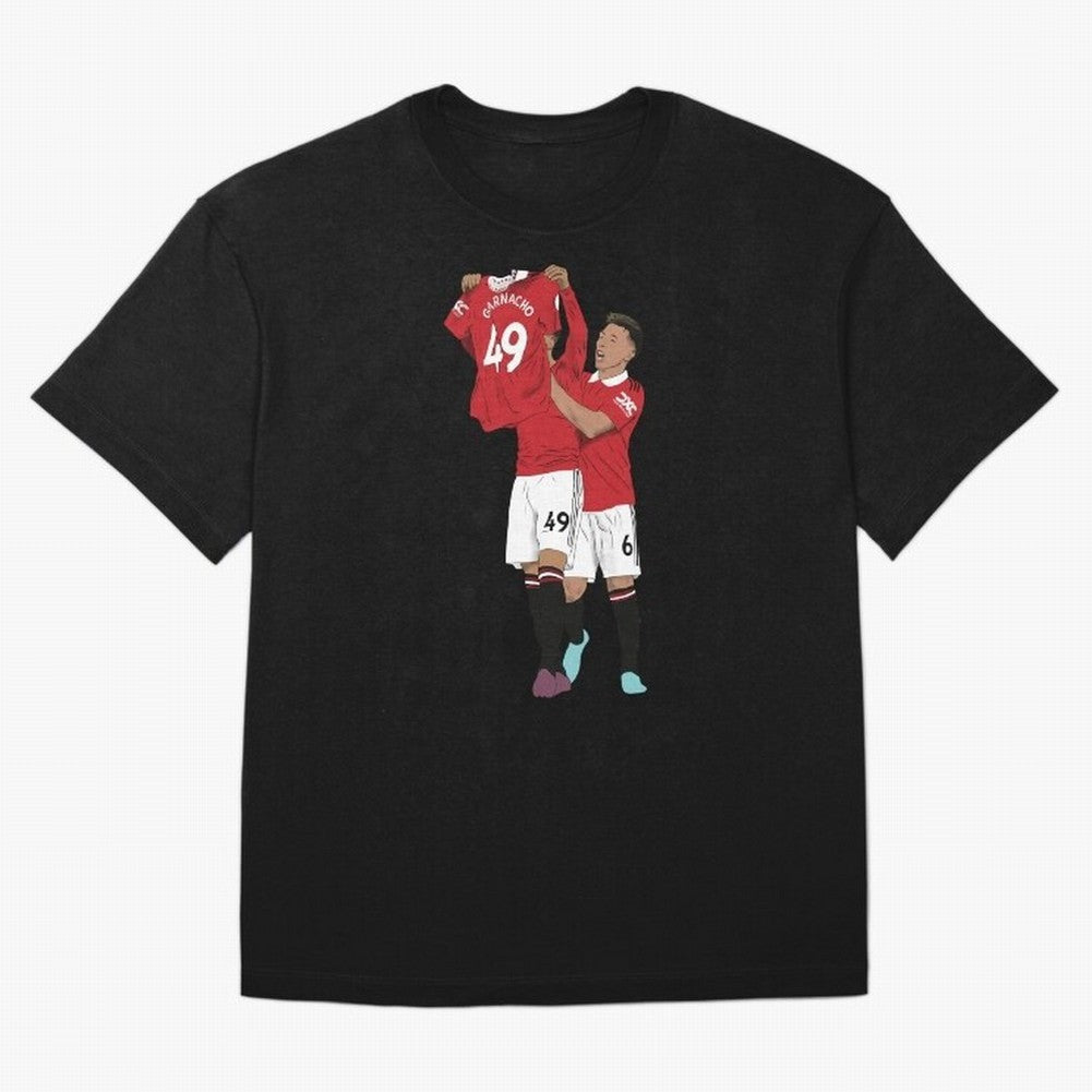 Alejandro Garnacho Goal Celebration Oversized T-Shirt Make Every Kick Count in FIFA World Cup 2026 Group Stage Celebrating Mbappe, France and Portugal Energy, Football Passion, Legendary Performances, Festival Vibes and Supporter Community; Perfect