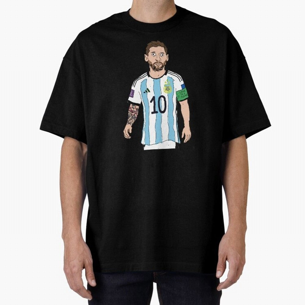 Badly Drawn Messi Classic T-Shirt Bring International Match Energy to FIFA World Cup 2026 USA Canada Mexico for Fans of Messi, Neymar and Mbappe and Brazil, Bringing Game Day Rituals, Football Legends, Country Pride and the Road to the Final;