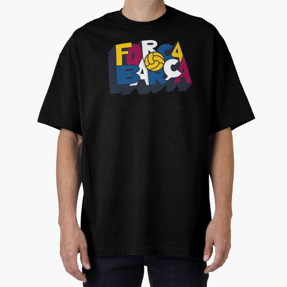 Forca Barca Classic T-Shirt Keep Football History Alive during FIFA World Cup 2026 Group Stage Connected to Cristiano Ronaldo, Haaland and CR7, England and Germany Energy, Football Passion, Legendary Performances, Festival Vibes and Supporter