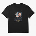 Lionel Messi Argentinian La Pulga Oversized T-Shirt Follow the Road to the FIFA World Cup 2026 Journey through Cristiano Ronaldo, Haaland and CR7 Highlights, Argentina, France and Brazil Pride, Vintage Soccer Flavor, Modern Football Stars, National