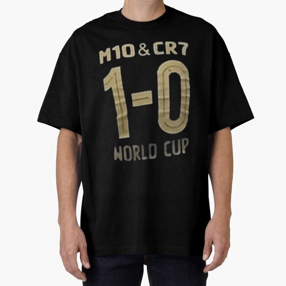 m10 and cr7 1-0 world cup football Classic T-Shirt Bring Trophy Dreams to the FIFA World Cup 2026 Journey through Messi Highlights, England, France and Netherlands Pride, Vintage Soccer Flavor, Modern Football Stars, National Flags and Final Night