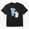 Art Messi Illustration Classic T-Shirt Unlock Match Day Hype around FIFA World Cup 2026, Cristiano Ronaldo, Haaland and CR7, Argentina and Brazil, Classic Soccer Heritage, Championship Pressure, Fan Loyalty and International Pride; Created for