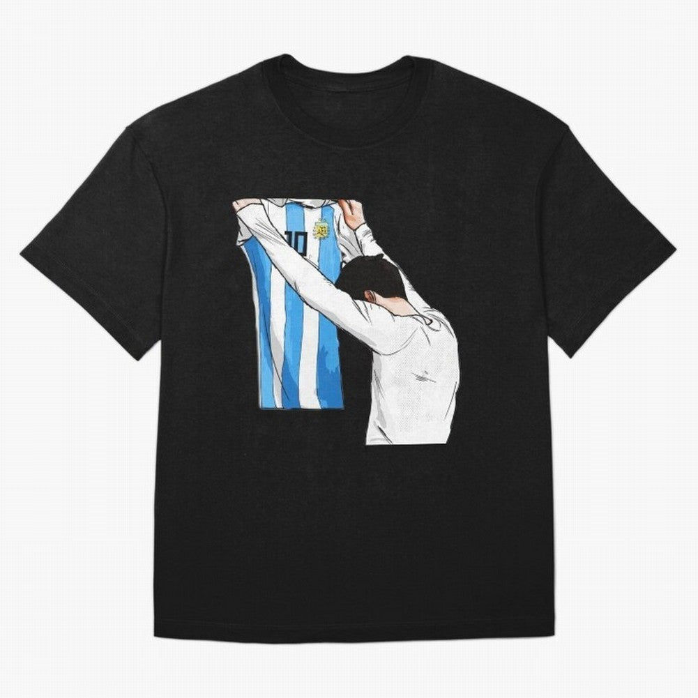 Lionel Messi holding his shirt, Argentina copa america Classic T-Shirt Celebrate the Biggest Stage of FIFA World Cup 2026 Group Stage for Fans of Messi and England and Germany, Bringing Supporter Pride, Iconic Celebrations, Legendary Names and