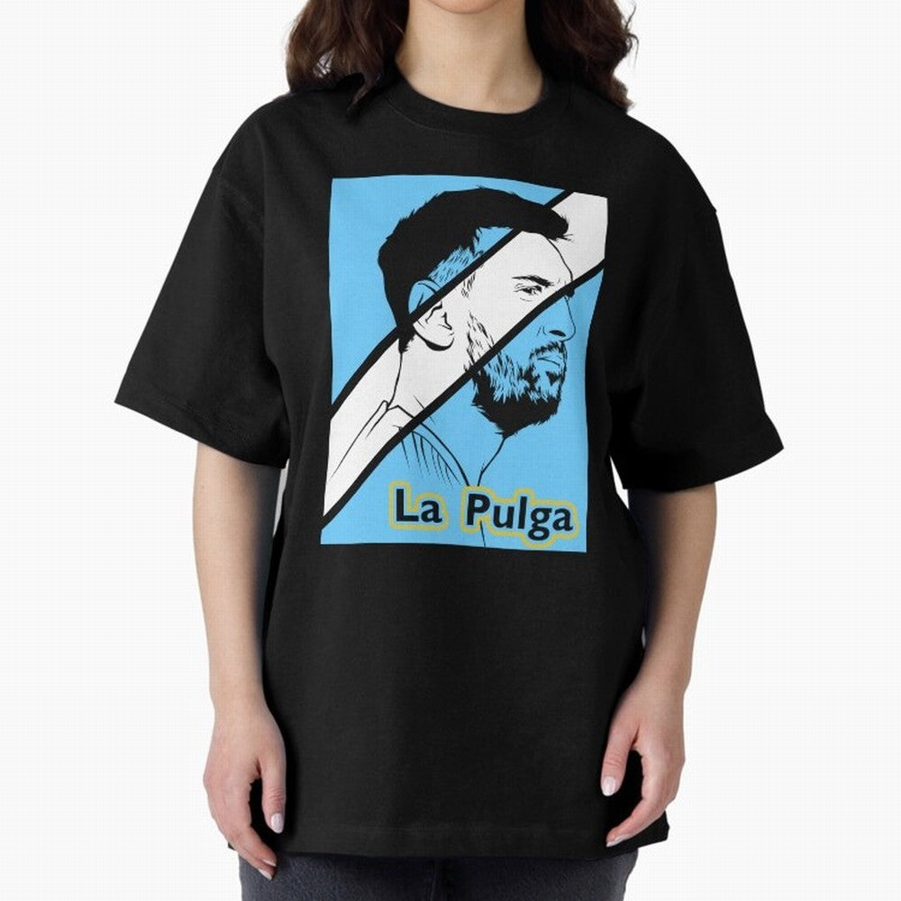 L Messi - Iconic Oversized T-Shirt Create Match Day Hype around FIFA World Cup 2026 Group Stage, Neymar, Brazil, Portugal and Argentina, Retro Football Energy, Iconic Rivalries, Trophy Chase Drama and Stadium Atmosphere; Ideal for Fans Who Follow