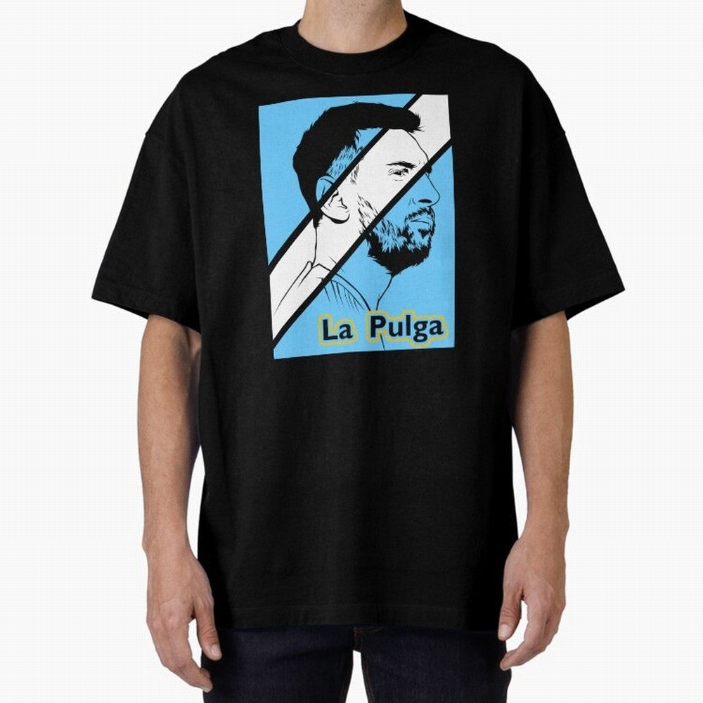 L Messi - Iconic Oversized T-Shirt Create Match Day Hype around FIFA World Cup 2026 Group Stage, Neymar, Brazil, Portugal and Argentina, Retro Football Energy, Iconic Rivalries, Trophy Chase Drama and Stadium Atmosphere; Ideal for Fans Who Follow