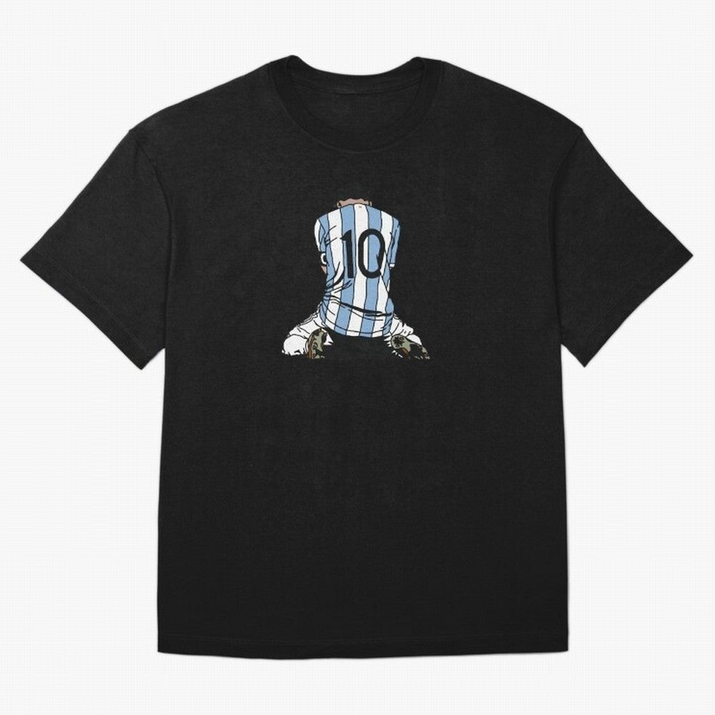 Messi Crying Copa America Moment Oversized T-Shirt Bring Stadium Energy to FIFA World Cup 2026 USA Canada Mexico Driven by Neymar, Haaland and Cristiano Ronaldo, Portugal Energy, Retro Football Energy, Iconic Rivalries, Trophy Chase Drama and