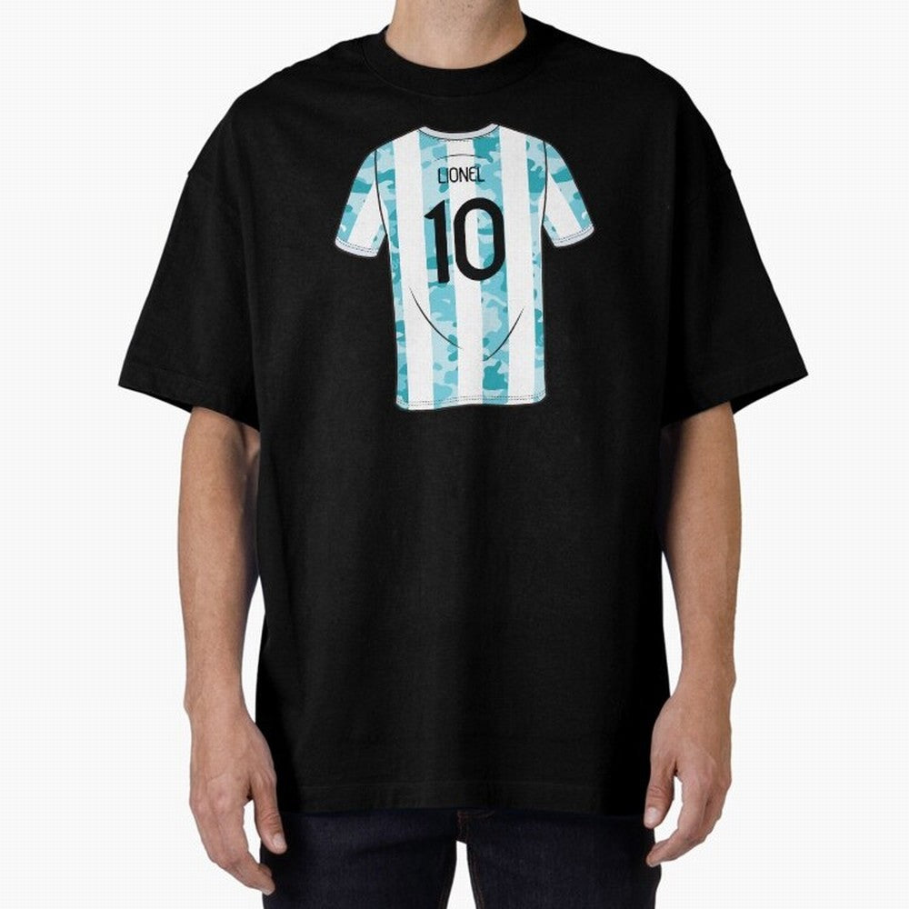Jersey Illustration LeoMessi Classic T-Shirt Make Memories around FIFA World Cup 2026 for Fans of Cristiano Ronaldo and Brazil, Bringing Champion Mindset, Group Stage Buzz, Knockout Tension and Passionate Fan Culture; Great for Watch Parties,