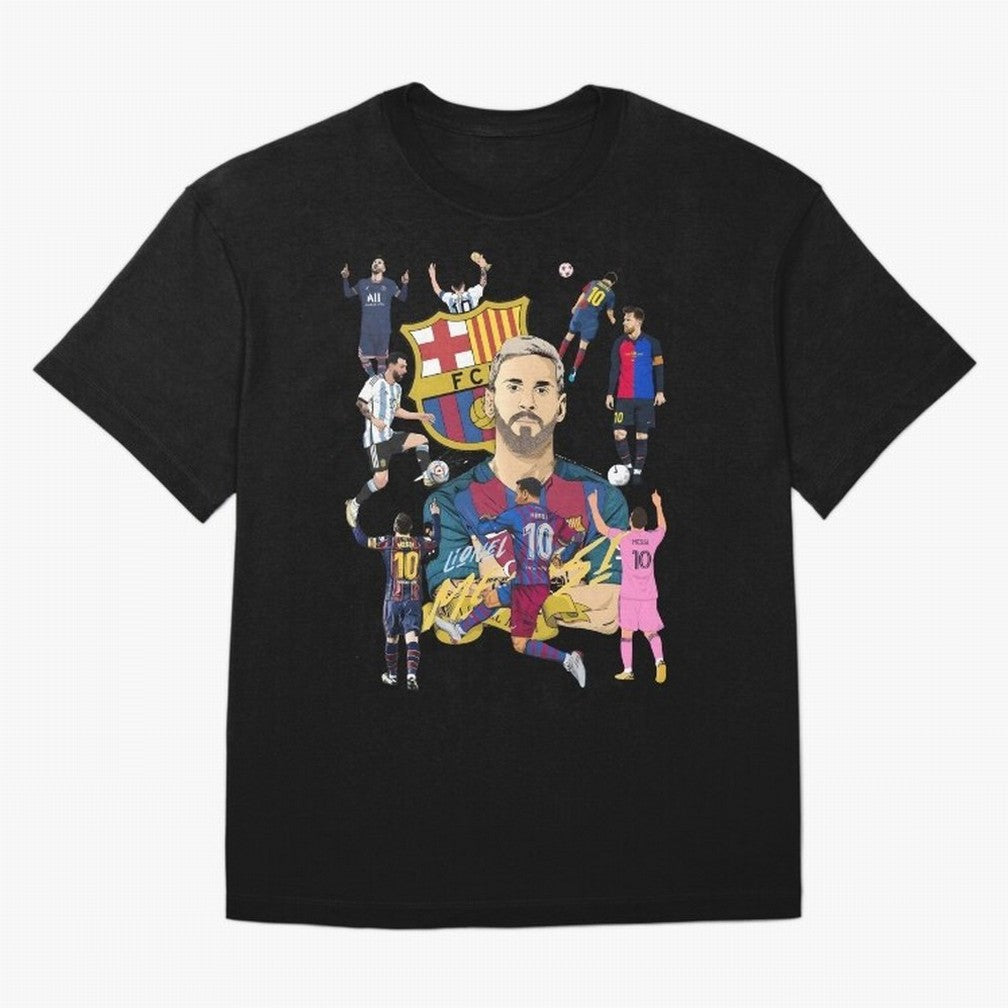 MESSI10 Oversized T-Shirt Upgrade the FIFA World Cup 2026 Group Stage Journey through Neymar Highlights, Spain Pride, Vintage Soccer Flavor, Modern Football Stars, National Flags and Final Night Emotion; Made for Collectors Who Enjoy Iconic