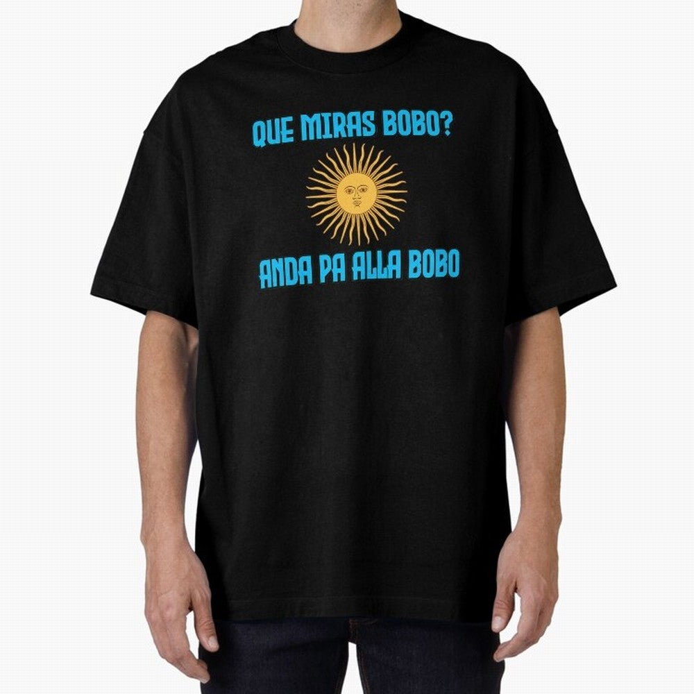 Que Miras Bobo Messi Argentina Flag Classic T-Shirt Carry National Pride through Match Day Hype around FIFA World Cup 2026 Group Stage, Neymar, Haaland and Cristiano Ronaldo, Argentina and Brazil, Sports Nostalgia, International Competition, Famous