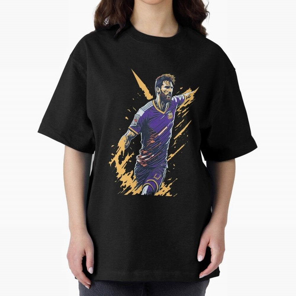 Lionel Messi splash art Active T-Shirt Represent FIFA World Cup 2026 USA Canada Mexico for Fans of Mbappe and Neymar and England, France and Netherlands, Bringing Retro Football Energy, Iconic Rivalries, Trophy Chase Drama and Stadium Atmosphere;