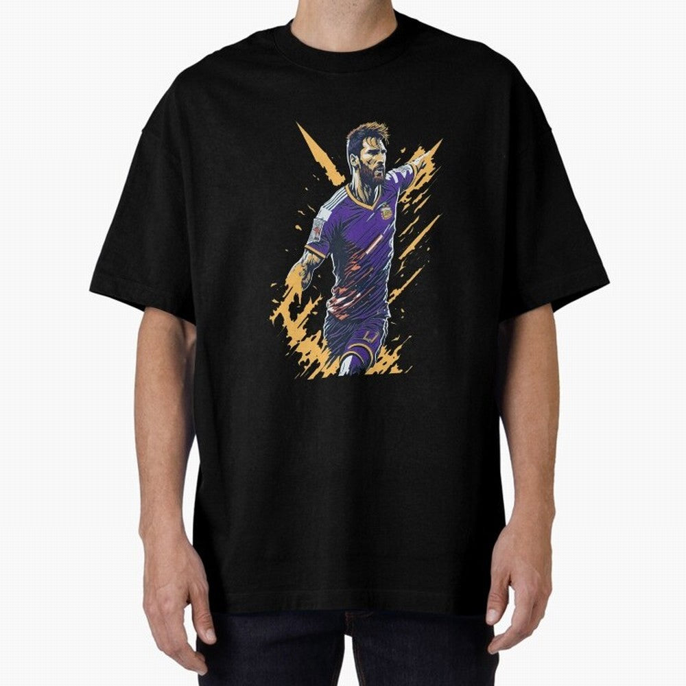 Lionel Messi splash art Active T-Shirt Represent FIFA World Cup 2026 USA Canada Mexico for Fans of Mbappe and Neymar and England, France and Netherlands, Bringing Retro Football Energy, Iconic Rivalries, Trophy Chase Drama and Stadium Atmosphere;