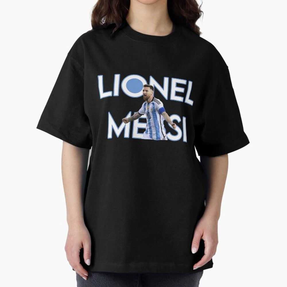 Lionel Messi Oversized T-Shirt Bring Trophy Dreams to the FIFA World Cup 2026 USA Canada Mexico Journey through Mbappe Highlights, England Pride, Soccer Culture, Superstar Moments, National Team Dreams and Competitive Fire; Great for Watch Parties,