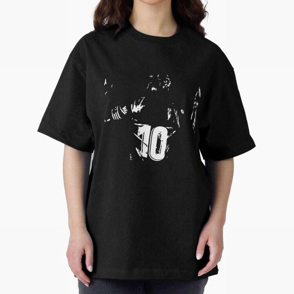 The Greatest Lionel Messi No.10 Oversized T-Shirt Enjoy Global Football Passion for FIFA World Cup 2026, Highlighting Neymar, Haaland and Cristiano Ronaldo, Brazil, Portugal and Argentina, Vintage Soccer Flavor, Modern Football Stars, National