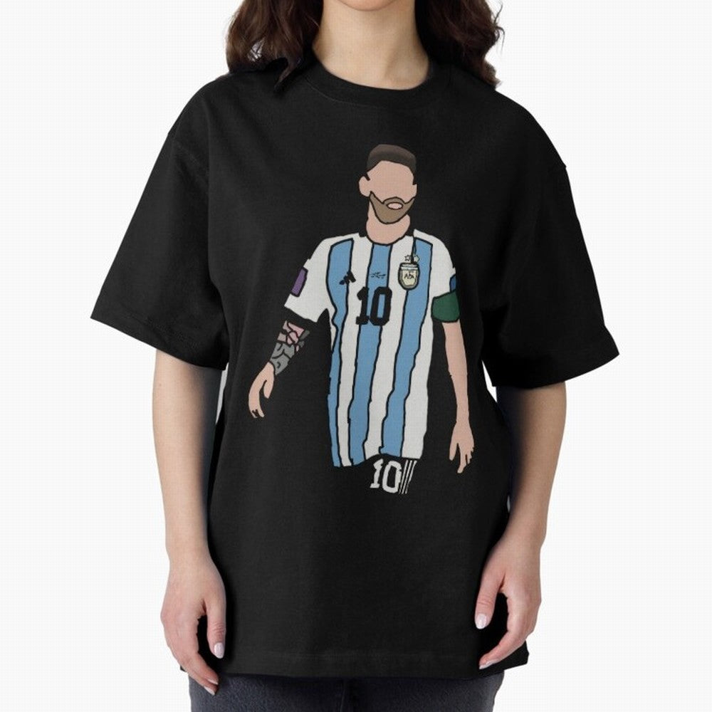 Lionel Messi Number 10 Campeones Del Mundo Essential T-Shirt Celebrate Fan Culture around the FIFA World Cup 2026 Journey through Neymar, Haaland and Cristiano Ronaldo Highlights, Portugal, Spain and Germany Pride, Vintage Soccer Flavor, Modern