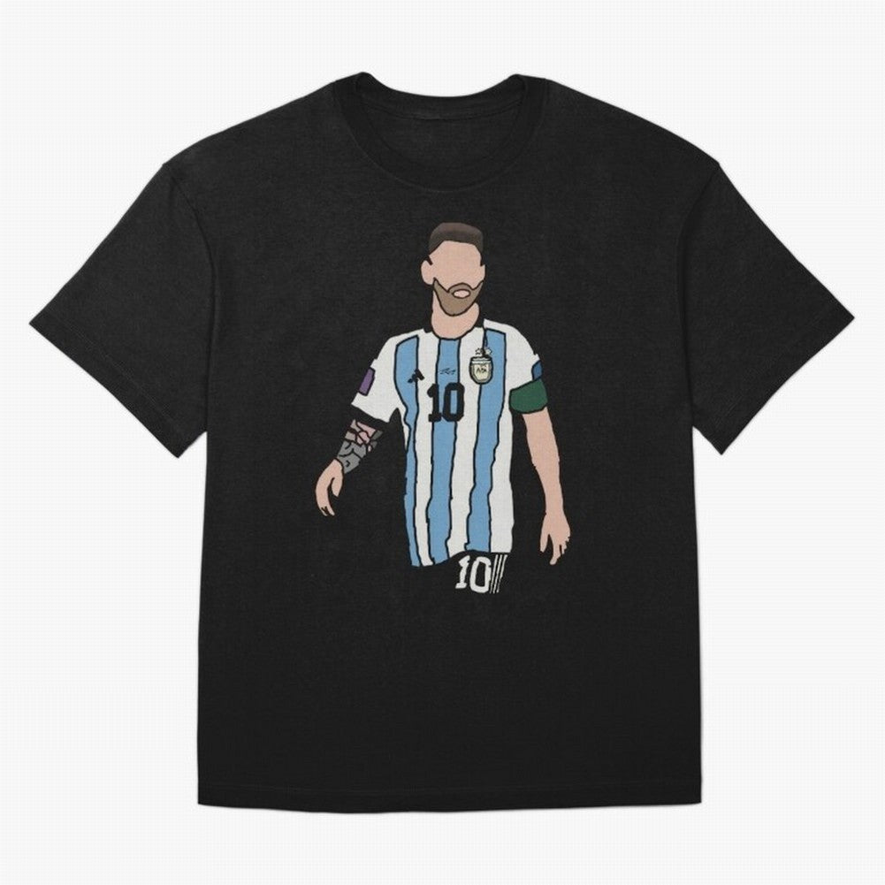 Lionel Messi Number 10 Campeones Del Mundo Essential T-Shirt Celebrate Fan Culture around the FIFA World Cup 2026 Journey through Neymar, Haaland and Cristiano Ronaldo Highlights, Portugal, Spain and Germany Pride, Vintage Soccer Flavor, Modern