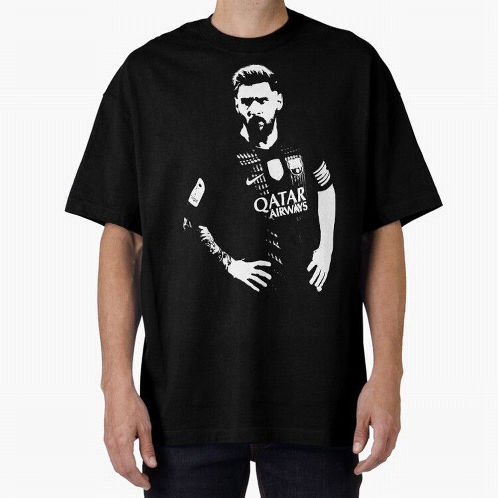 Black and white football player Classic T-Shirt Bring Match Day Fire to FIFA World Cup 2026 Group Stage for Fans of Messi, Neymar and Mbappe and Argentina, Bringing Global Supporter Spirit, Legendary Goals, National Colors and Tournament