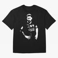 Black and white football player Classic T-Shirt Bring Match Day Fire to FIFA World Cup 2026 Group Stage for Fans of Messi, Neymar and Mbappe and Argentina, Bringing Global Supporter Spirit, Legendary Goals, National Colors and Tournament