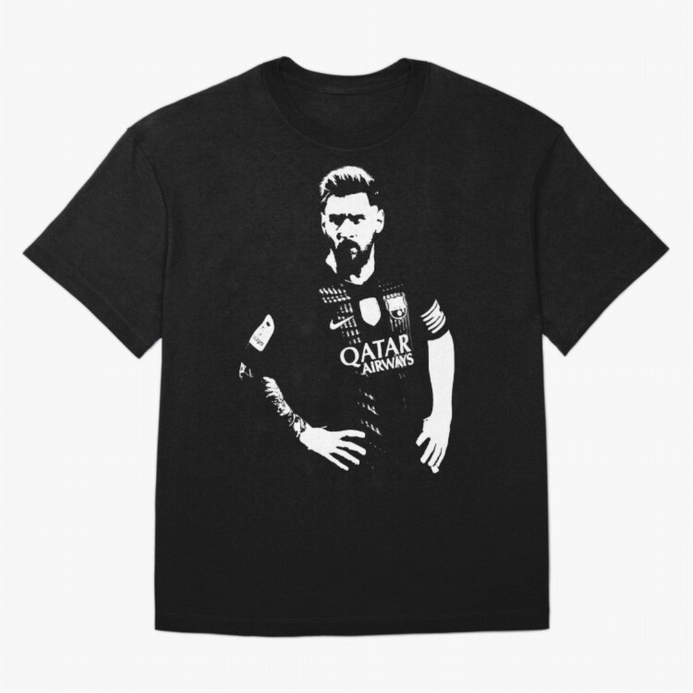 Black and white football player Classic T-Shirt Bring Match Day Fire to FIFA World Cup 2026 Group Stage for Fans of Messi, Neymar and Mbappe and Argentina, Bringing Global Supporter Spirit, Legendary Goals, National Colors and Tournament