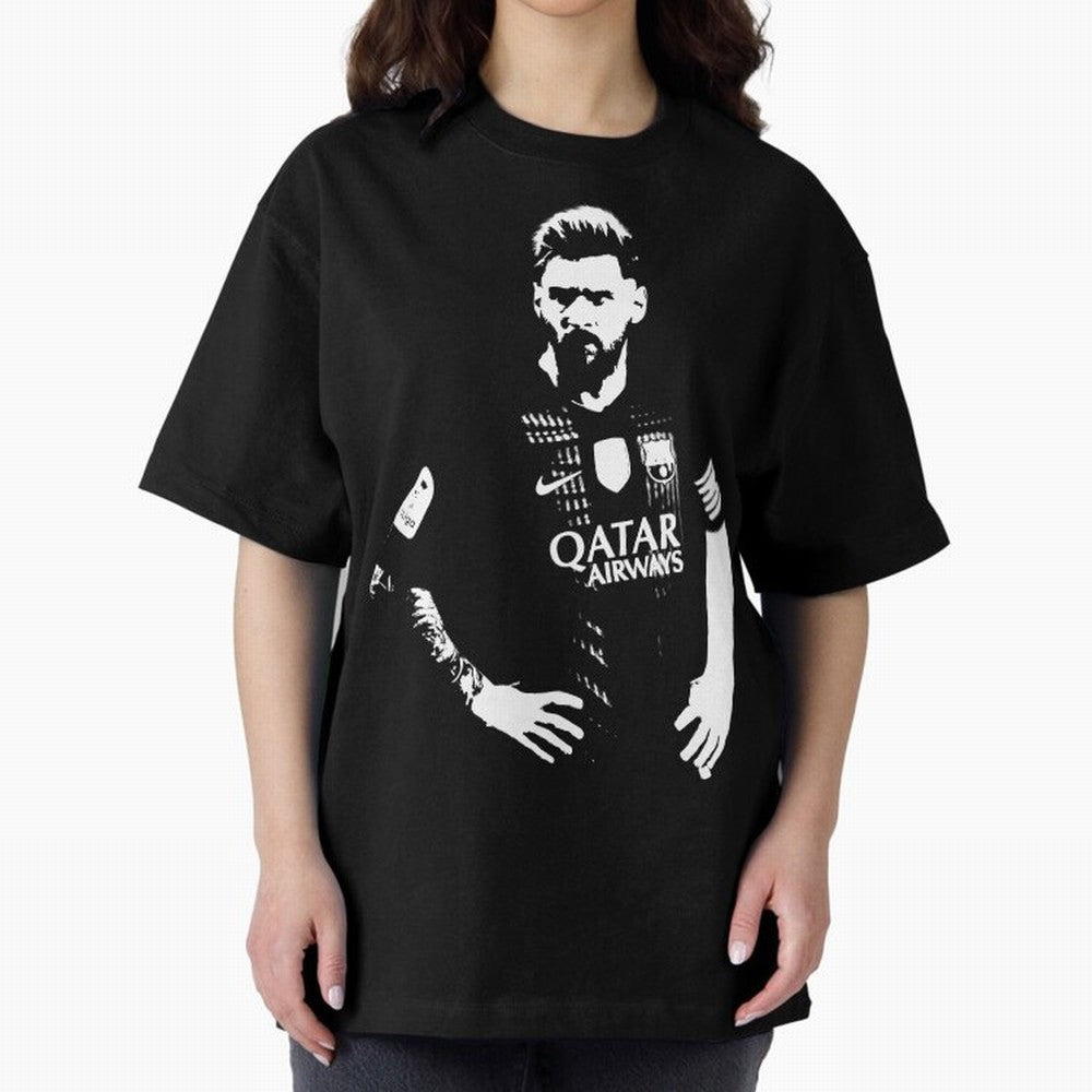 Black and white football player Classic T-Shirt Bring Match Day Fire to FIFA World Cup 2026 Group Stage for Fans of Messi, Neymar and Mbappe and Argentina, Bringing Global Supporter Spirit, Legendary Goals, National Colors and Tournament