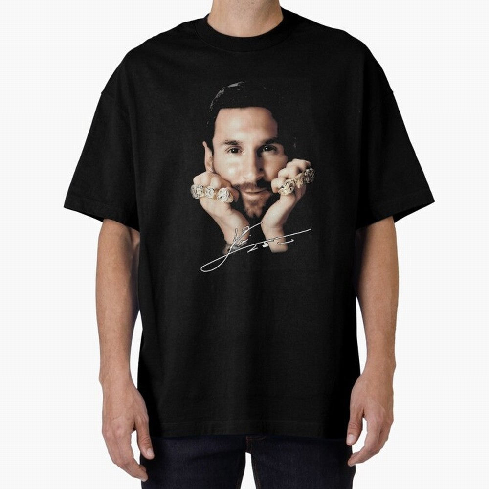 Lionel Messi Big Face Essential T-Shirt Treasure FIFA World Cup 2026 for Fans of Neymar, Haaland and Cristiano Ronaldo and Spain and Netherlands, Bringing Championship Spirit, Famous Goals, Roaring Crowds and International Football Unity; Perfect