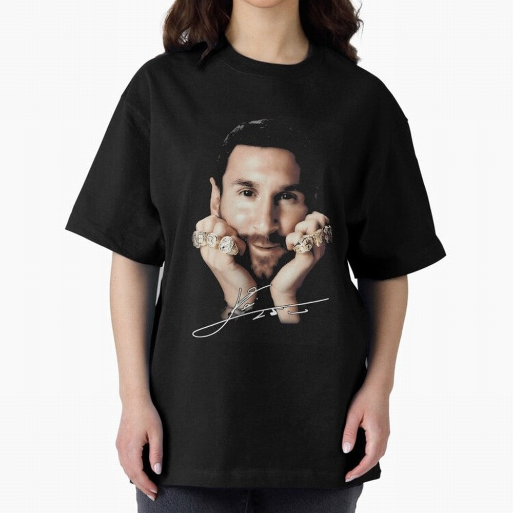 Lionel Messi Big Face Essential T-Shirt Treasure FIFA World Cup 2026 for Fans of Neymar, Haaland and Cristiano Ronaldo and Spain and Netherlands, Bringing Championship Spirit, Famous Goals, Roaring Crowds and International Football Unity; Perfect
