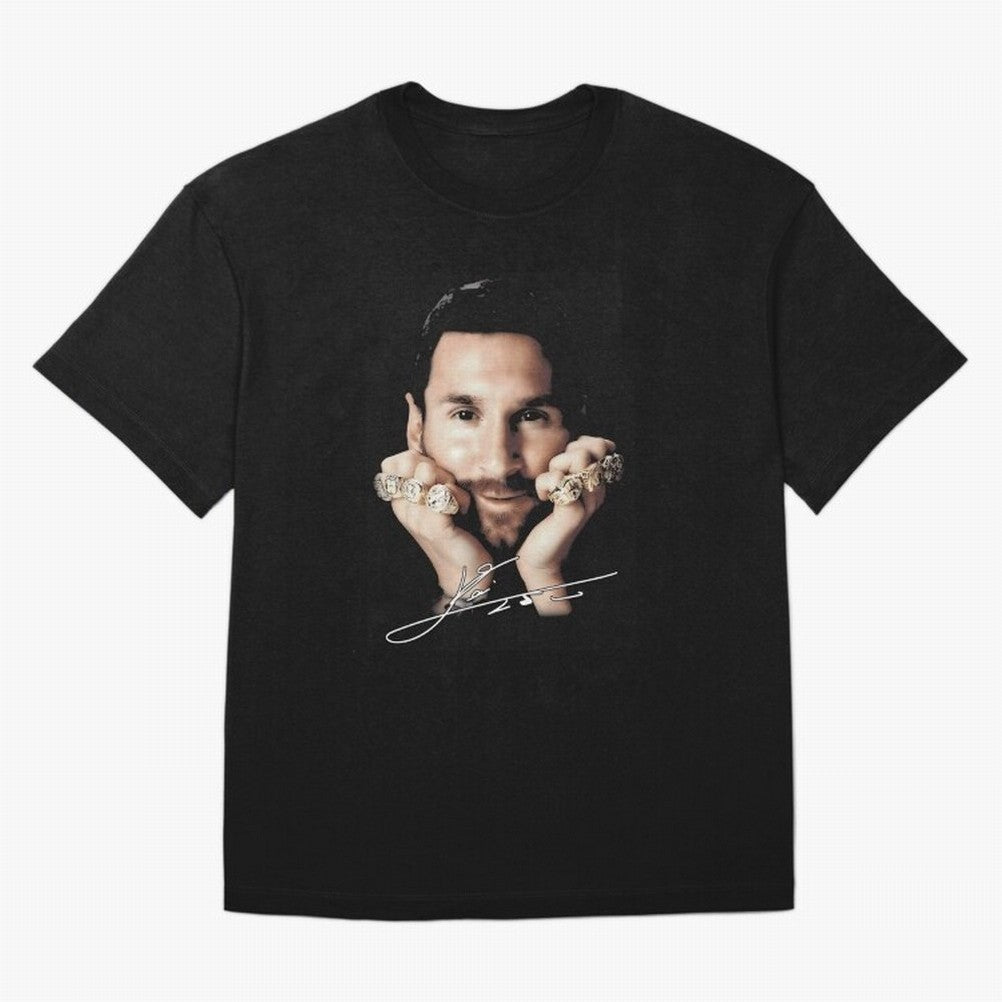 Lionel Messi Big Face Essential T-Shirt Treasure FIFA World Cup 2026 for Fans of Neymar, Haaland and Cristiano Ronaldo and Spain and Netherlands, Bringing Championship Spirit, Famous Goals, Roaring Crowds and International Football Unity; Perfect