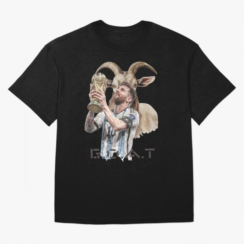 The G.O.A.T of Football, Lionel Messi Classic T-Shirt Bring Match Day Fire to FIFA World Cup 2026 USA Canada Mexico Driven by Messi and Cristiano Ronaldo, Argentina Energy, Football History, Final Match Energy, Crowd Noise and Once in a Lifetime