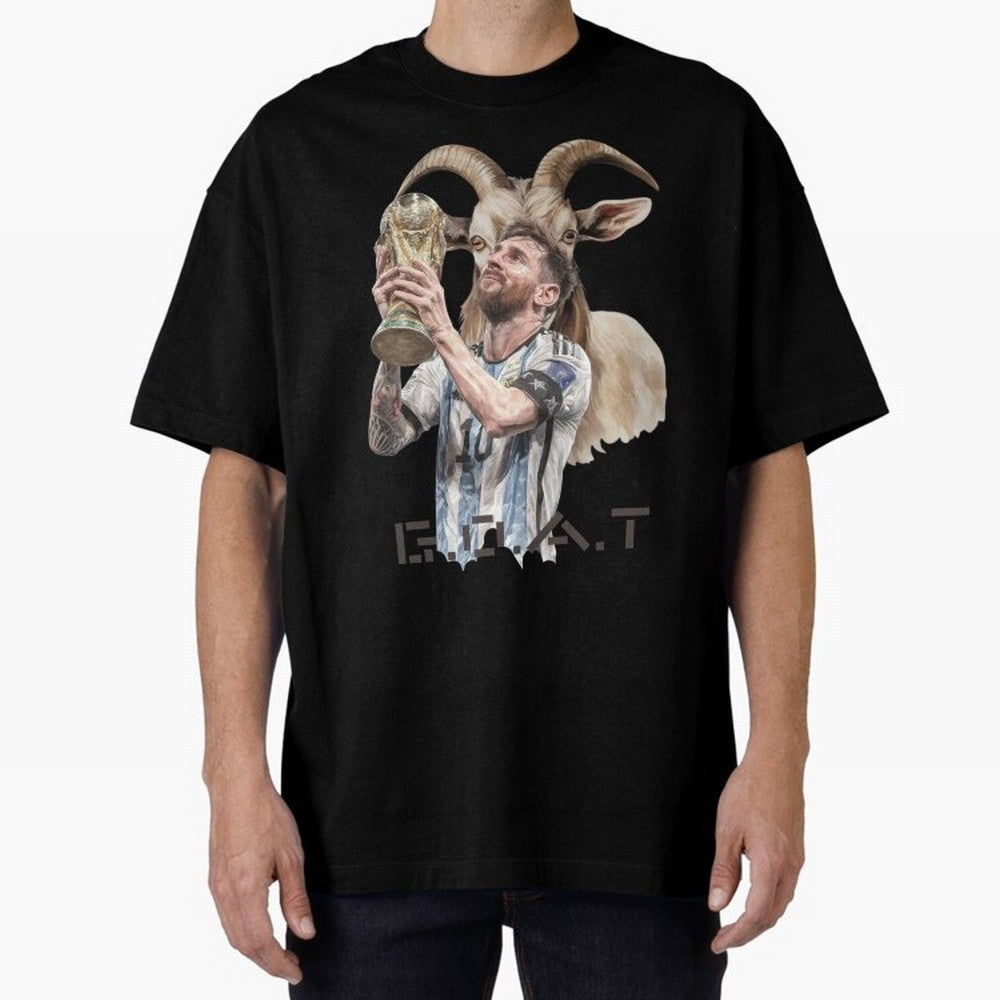 The G.O.A.T of Football, Lionel Messi Classic T-Shirt Bring Match Day Fire to FIFA World Cup 2026 USA Canada Mexico Driven by Messi and Cristiano Ronaldo, Argentina Energy, Football History, Final Match Energy, Crowd Noise and Once in a Lifetime